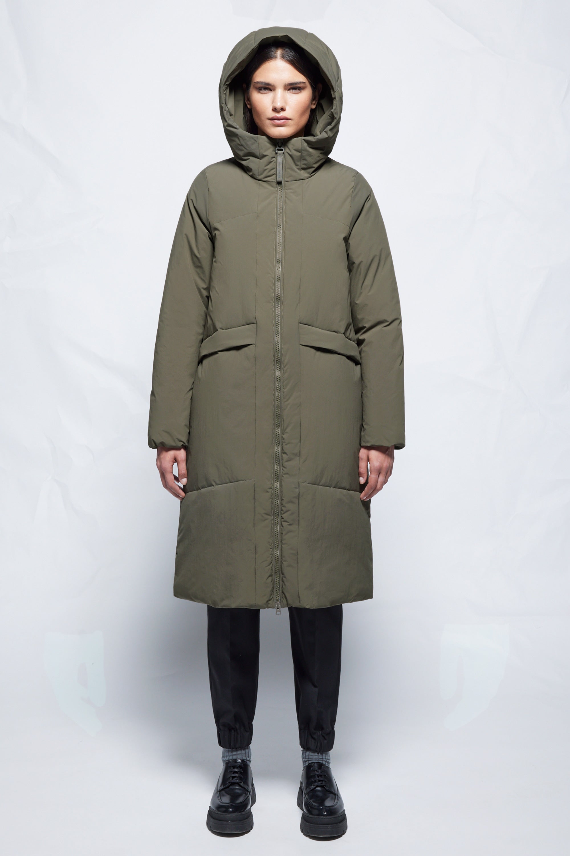 V by Very Longline Storm Proof Padded Coat - Khaki