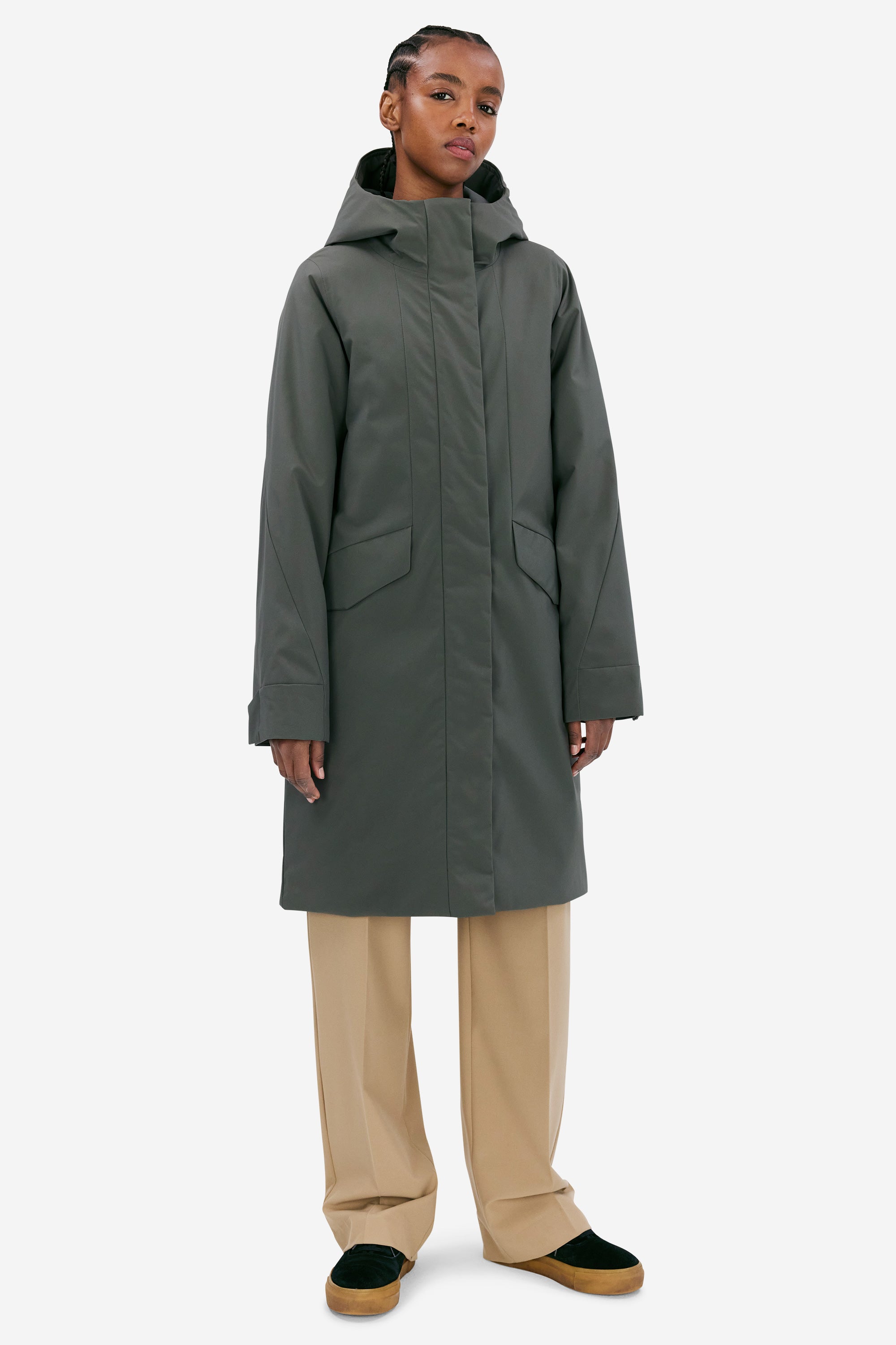 Hunter green winter coats best sale