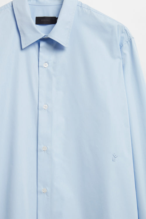 Ossian Poplin light blue