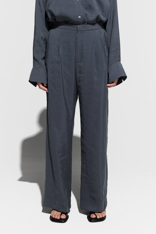 Lisette oversized suit pants - Grey –