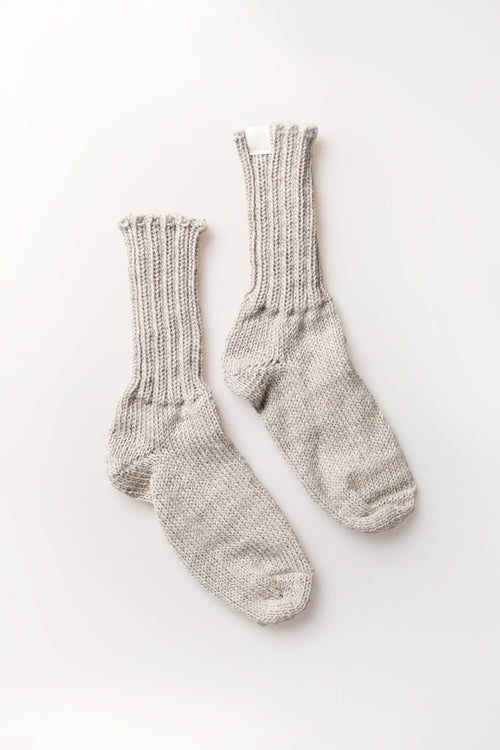 Raggsocka light grey melange